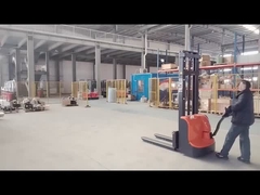 1 tonnellata, 2 tonnellate, 3 tonnellate, stacker di pallet completamente elettrico carrello elevatore manuale 2,2 kW